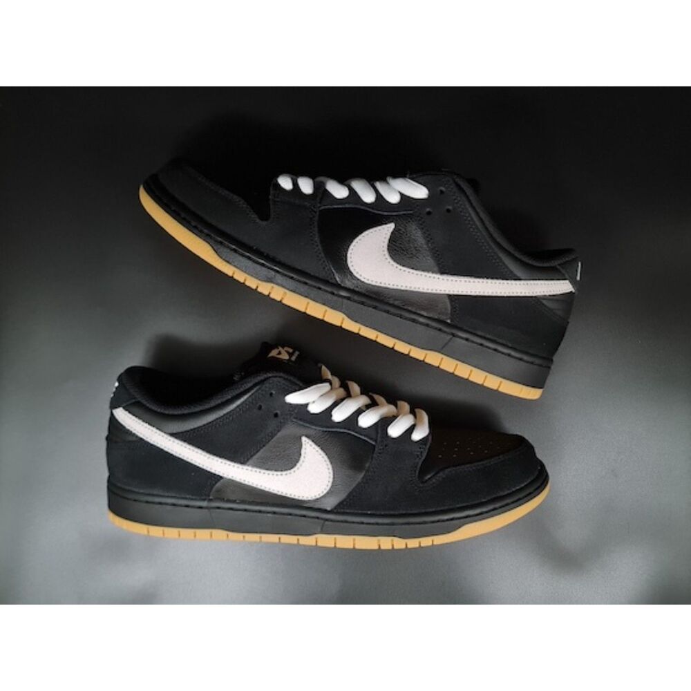 Nike Dunk Low Pro SB Black White Gum. SIZE 11 - HF3704-003